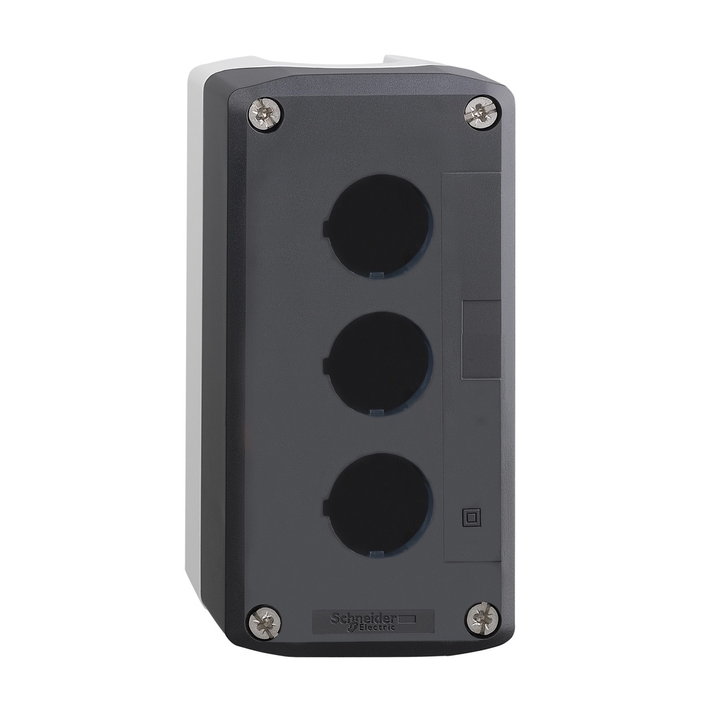 CAJA GRIS CLARO CON TAPA GRIS ANTRACITA CON TALADRO 3 - SCHNEIDER ELECTRIC