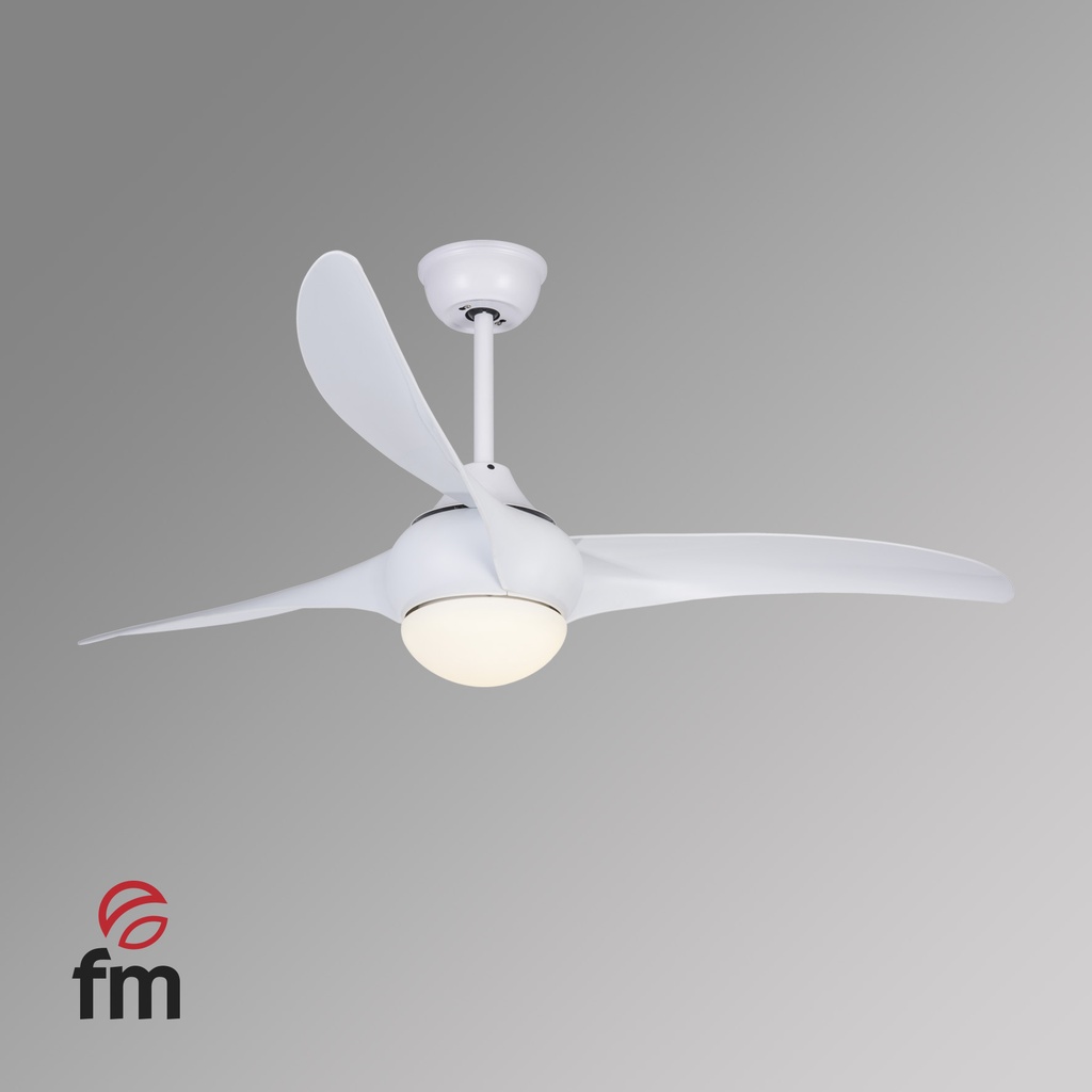 VENTILADOR DE TECHO 18W 132 CM CON MANDO, FM CALEFACCION