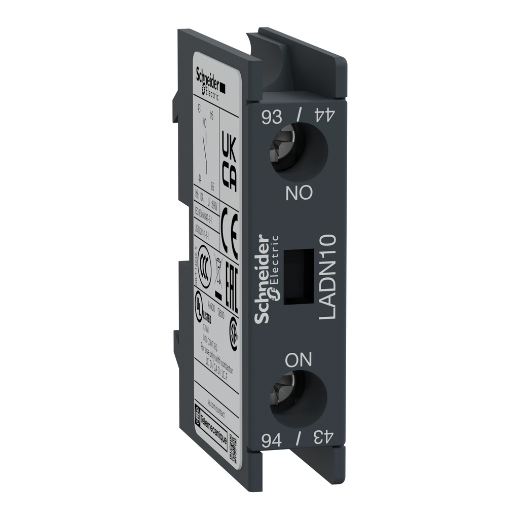 BLOQUE CONTACTO AUXILIAR 1 NA FRONTAL, SCHNEIDER ELECTRIC