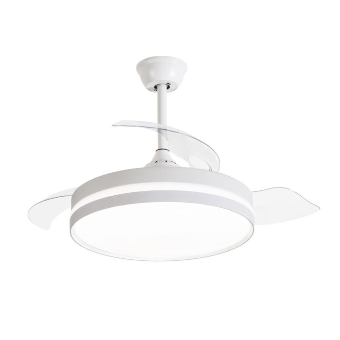 VENTILADOR 3 ASPAS 60W MOTOR DC BLANCO, KUKEN
