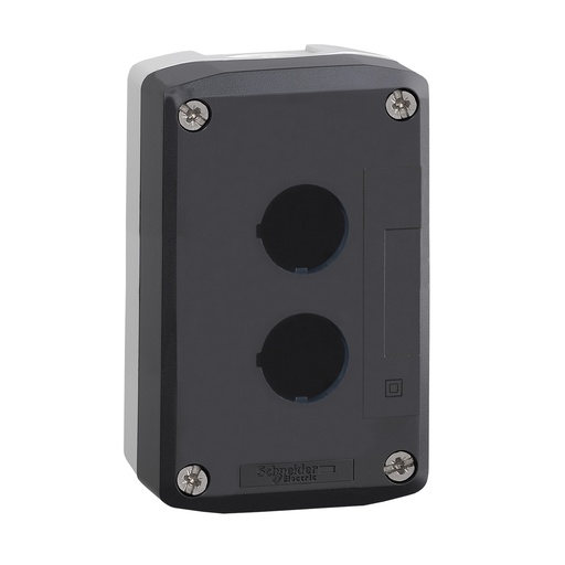 [XALD02] CAJA GRIS CLARO CON TAPA GRIS ANTACRITA CON TALADRO 2, SCHNEIDER ELECTRIC