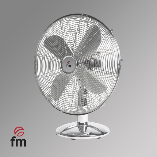 [SM-140] VENTILADOR CROMADO SOBREMESA 40 CM SM-140, FM CALEFACCION