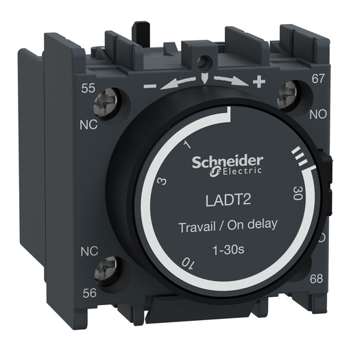 [LADT2] TEMPORIZADOR NEUMÁTICO AL TRABAJO 0,1/30SEG. PARA LC1D/F, SCHNEIDER ELECTRIC