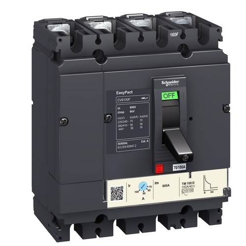 [LV510327] INTERRUPTOR AUTOMATICO CVS100B TETRAPOLAR 25KA TM100D, SCHNEIDER ELECTRIC