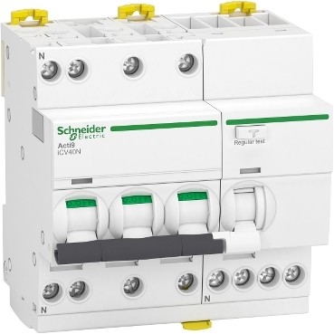 [A9DE7732] DISYUNTOR A9 ICV40N 3PN C 32A 300MA AC RCBO, SCHNEIDER ELECTRIC