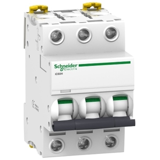 [A9F89332] INTERRUPTOR AUTOMÁTICO MAGNETOTÉRMICO IC60H 3P 32A CURVA-C, SCHNEIDER