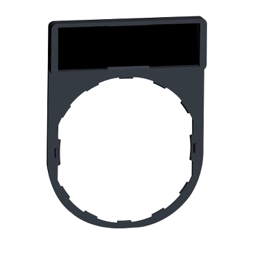 [ZBY2101] PORTAETIQUETAS ESTÁNDAR 30X40 CON ETIQUETA FONDO NEGRO, SCHNEIDER ELECTRIC