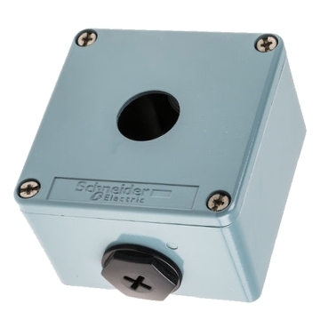[XAPM1201] CAJA METÁLICA IP65 1 TALADRO DIÁMETRO 22,2 PROFUNDIDAD 49MM AZUL, SCHNEIDER ELECTRIC