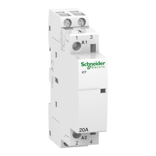 [A9C22722] CONTACTOR ICT 20A 2 NA 230/240V CA, SCHNEIDER ELECTRIC